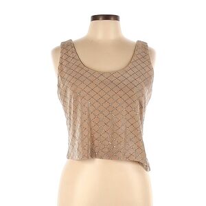 Huey Waltzer for Saks Fifth Avenue - Brown Cropped Tank - Women's Large